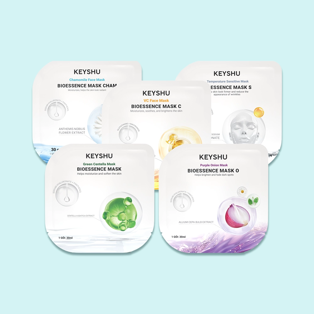 MIX Combo 5 Sheets 30ML | Hydrating, Softening, Helps Prevent Aging