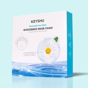 Bioessence Mask Cham - Chamomile Sheet Mask | Hydrating, Soothing, Helps Repair Sensitive Skin | 10 Sheets x 30ML