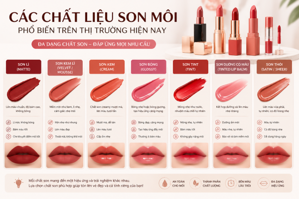 Gia công son môi trọn gói