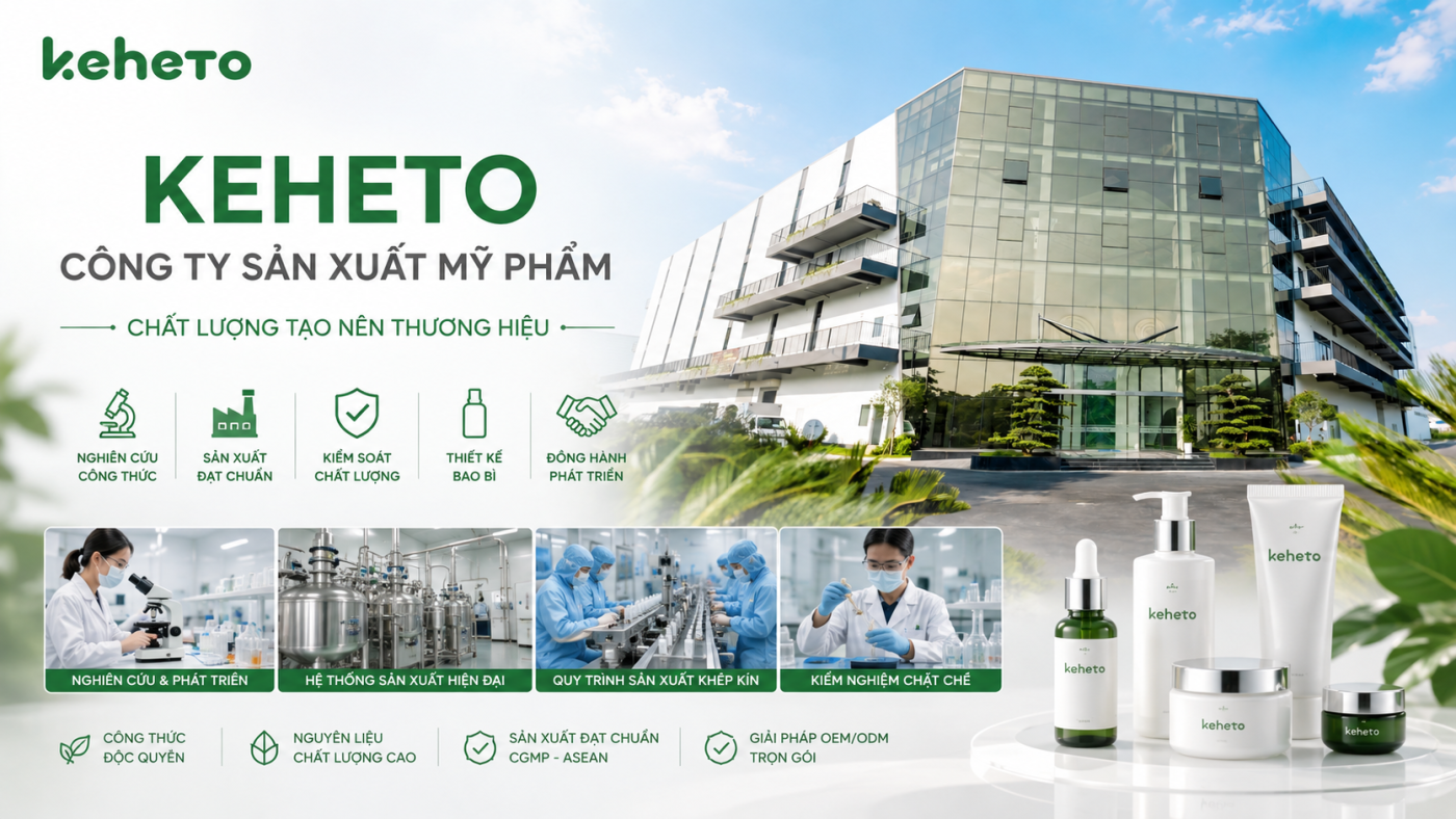 Công Ty Sản Xuất Mỹ Phẩm Uy Tín