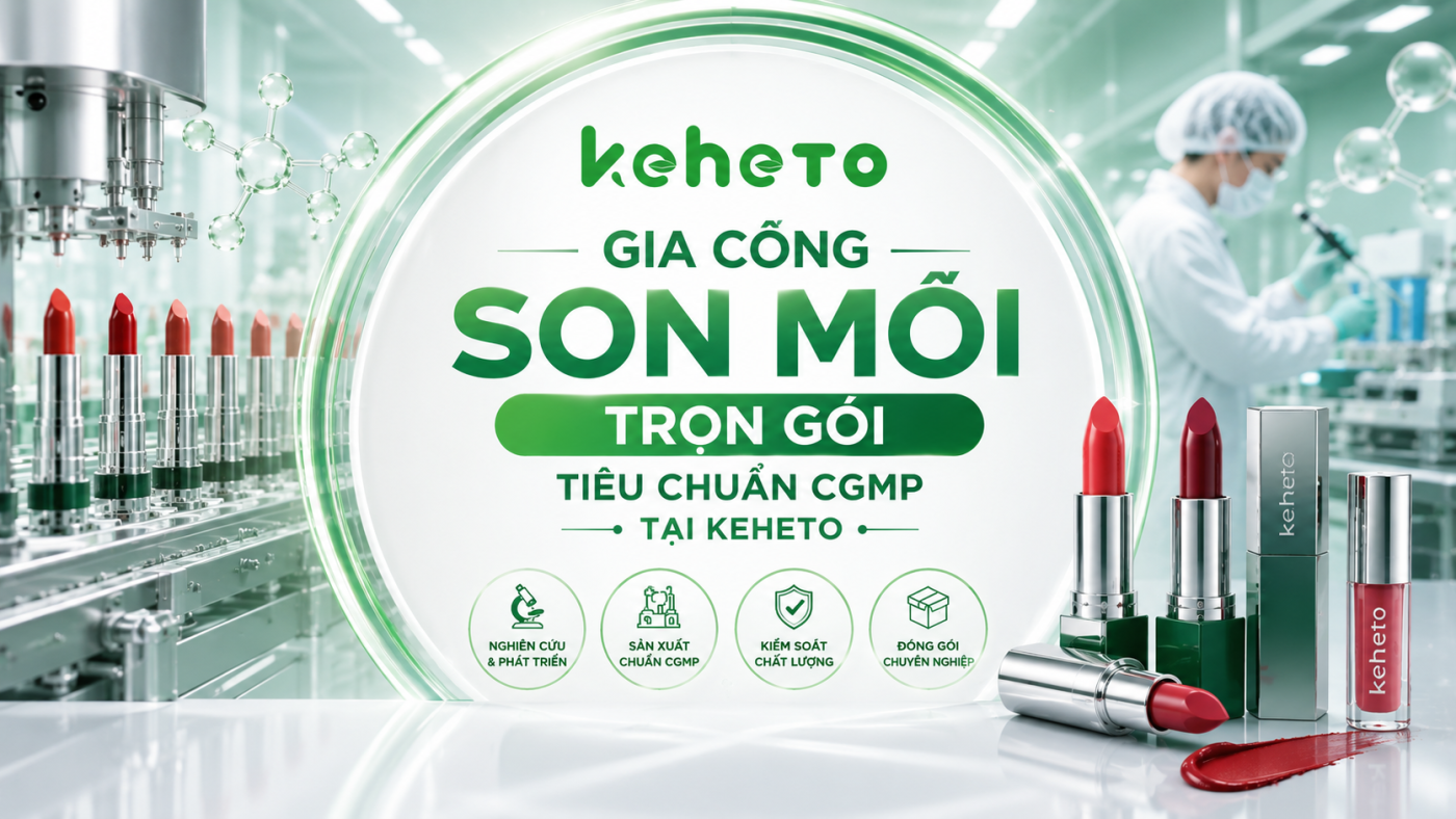 Gia công son môi trọn gói