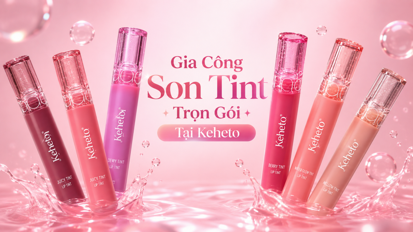 Gia công son tint trọn gói tại Keheto