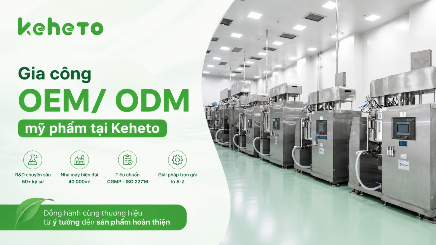 Gia công OEM/ ODM mỹ phẩm