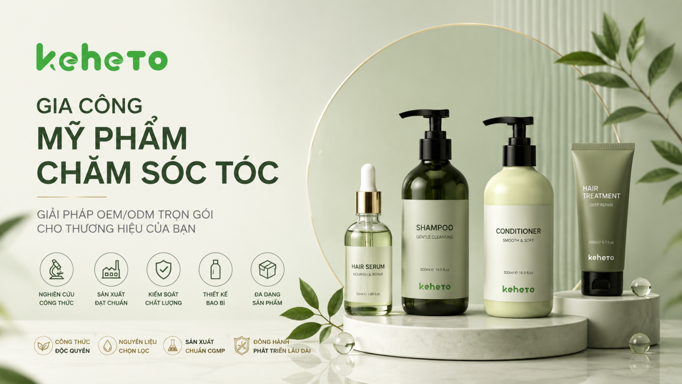 Gia cong mỹ phẩm chăm sóc tóc