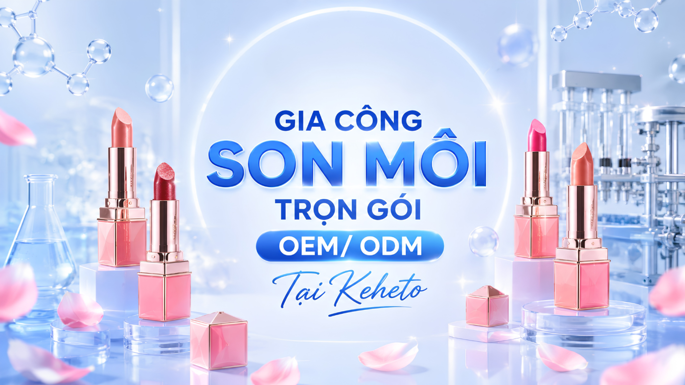 Gia công son môi trọn gói